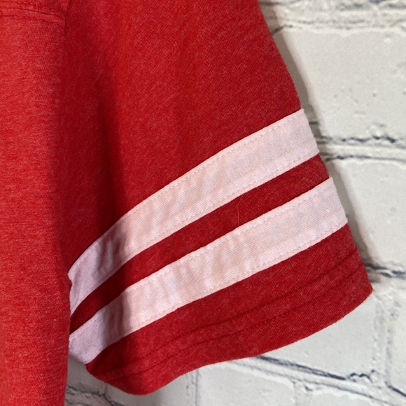 LAT Red and White America Tee Shirt - Picture 5 of 8